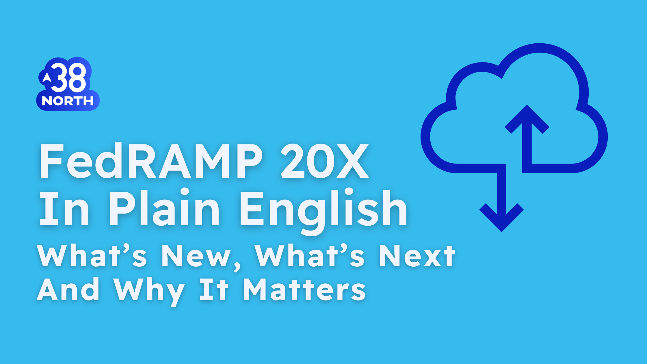 FedRAMP 20X Pilot in Plain English: What's New, What's Next, and Why It Matters | 38North Security | cybersecurity | federal sales