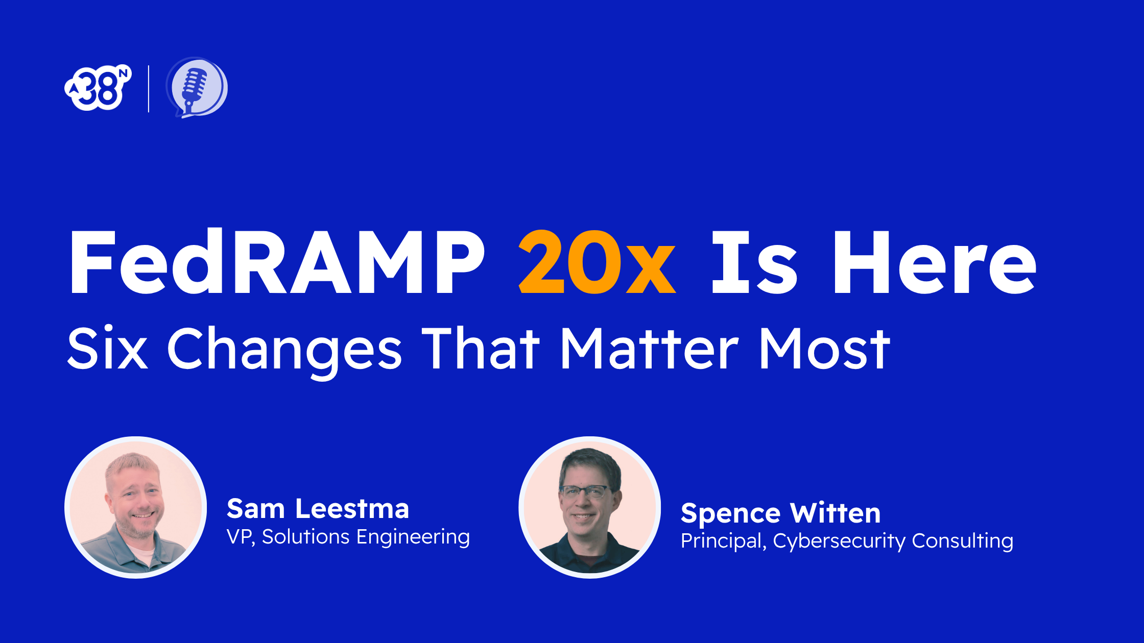 Sam Leestma VP, Solutions Engineering Six Changes That Matter Most Spence Witten Principal, Cybersecurity Consulting
